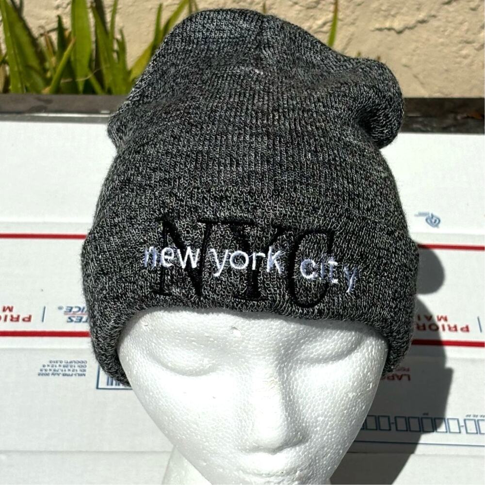 Gray NYC Men's Beanie